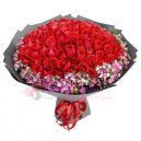 send 100 stems roses to japan