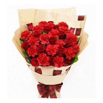 send roses With carnations to japan