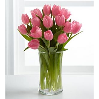 send 12 pink tulips to japan