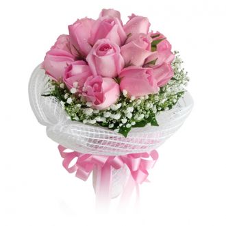 send miss you 12 pink roses to japan