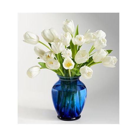 send 12 white tulips bouqets to japan